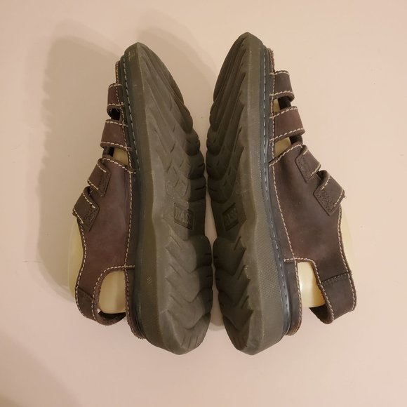 Bass 11 Brown Leather Fisherman Sandals Summer Chunky 90s Y2K Beach Grunge‎ main image 6